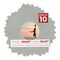Light Grey Suede Mat Board for 20x20 Frames - Circle Opening for 10x10 Photos